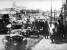 Немецкая техника на улице М.Горького в Минске. Июнь 1941 г.