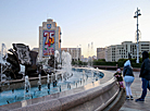 Fountain season kicks off in Minsk