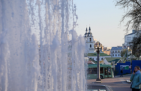 Fountain season kicks off in Minsk