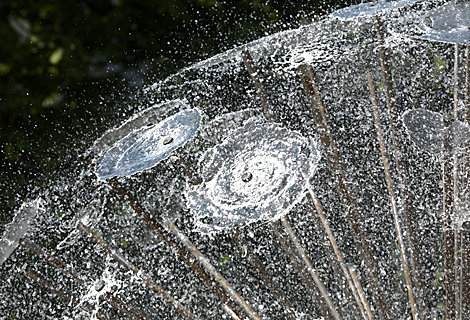 Dandelion Fountain in Victory Square in Gomel