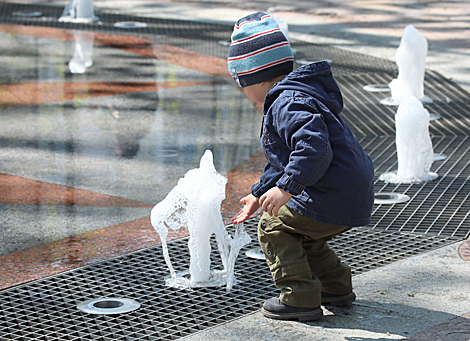 Gomel opens fountain season