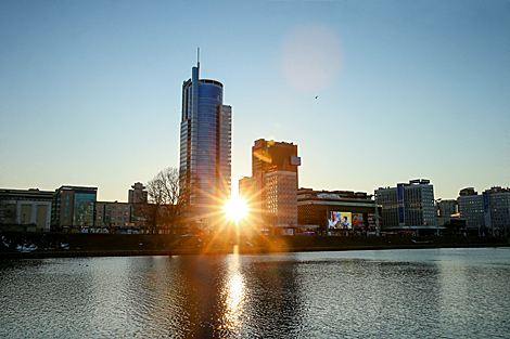 Sunset in Minsk