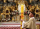 Easter service in St. Francis Xavier Cathedral in Grodno