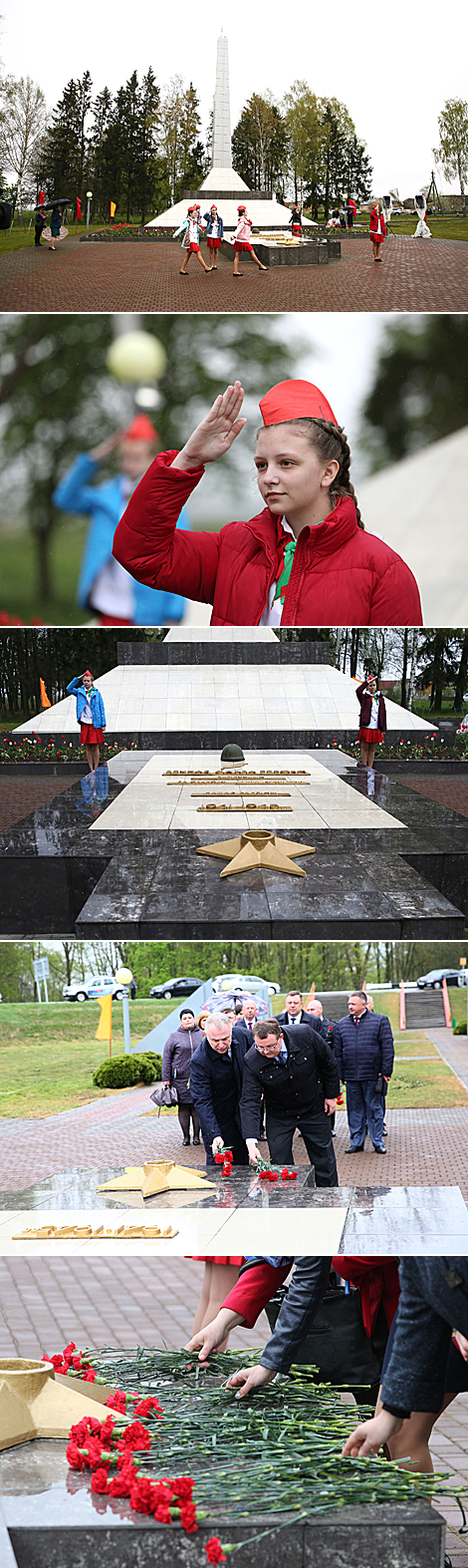 Commemorative events by the Obelisk of Glory in Dyatlovo