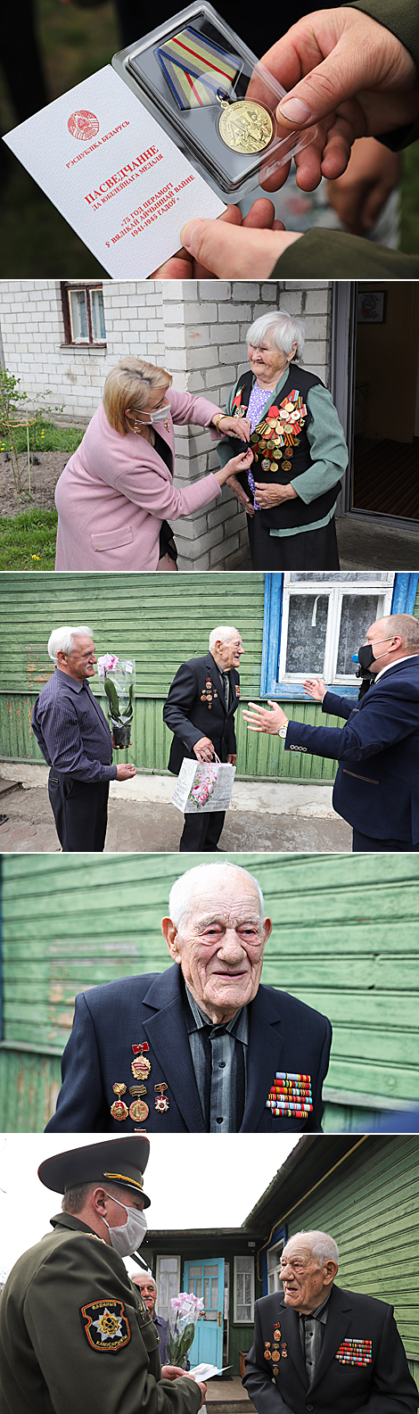 War veterans from Brest District receive jubilee medals