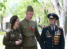 Veterans from Grodno receive congratulations at home