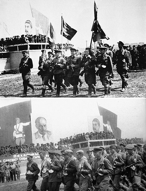 16 ліпеня 1944 года. Парад беларускіх партызанаў у Мінску