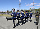 An honor guard unit during the ceremony