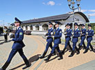 An honor guard unit during the ceremony