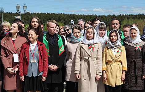 During the ceremony