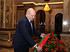 Aleksandr Lukashenko during the solemn ceremony