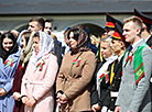 During the talk with the participants of the ceremony