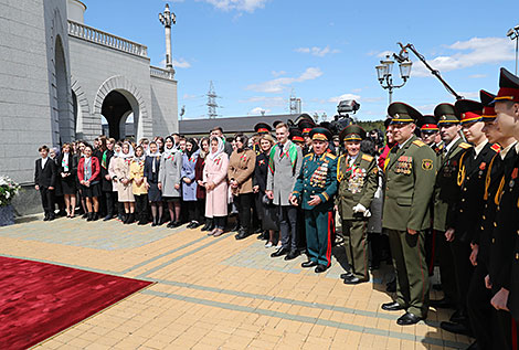 The participants of the ceremony