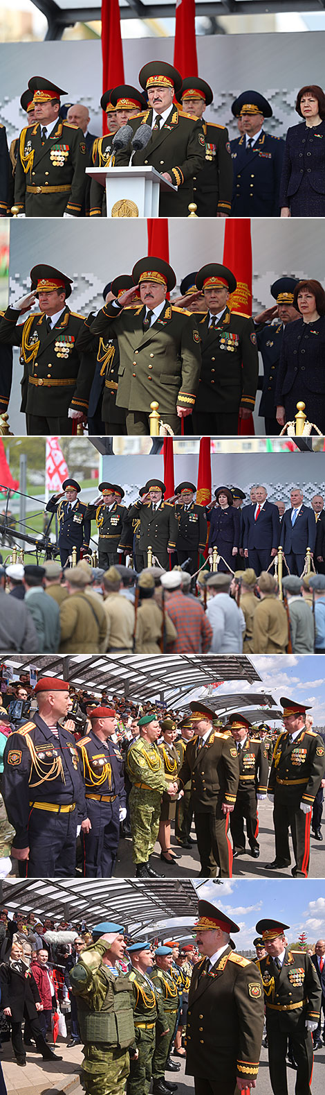 Army parade to celebrate the 75th anniversary of the Great Victory