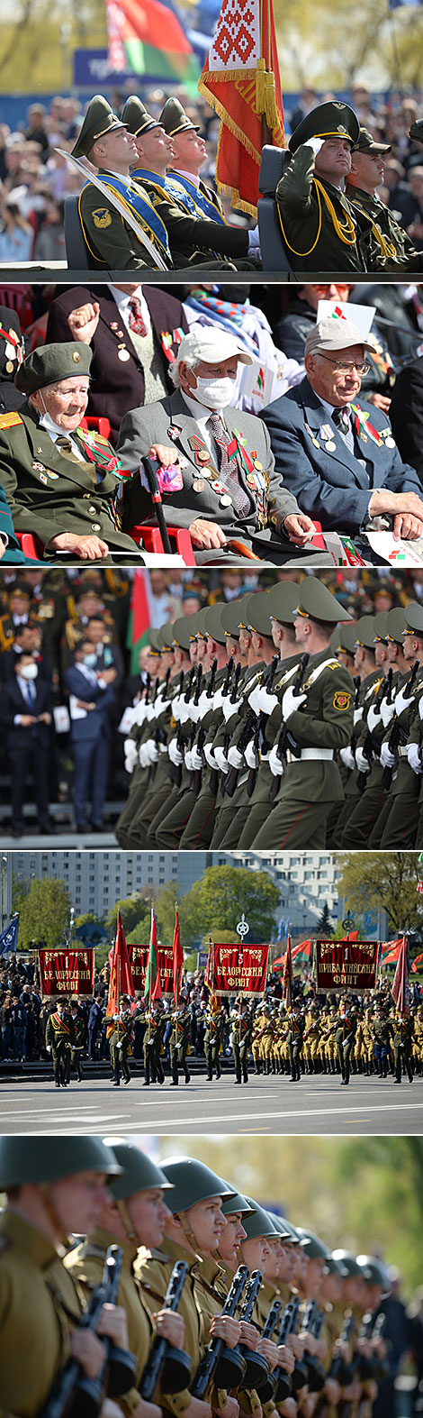 Army parade to celebrate the 75th anniversary of the Great Victory