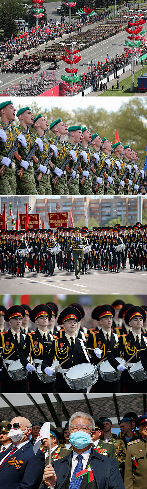 Army parade to celebrate the 75th anniversary of the Great Victory