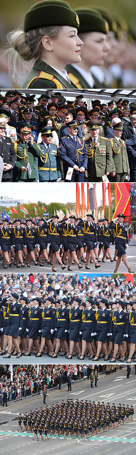 Ваенны парад у гонар 75-й гадавіны Вялікай Перамогі ў Мінску