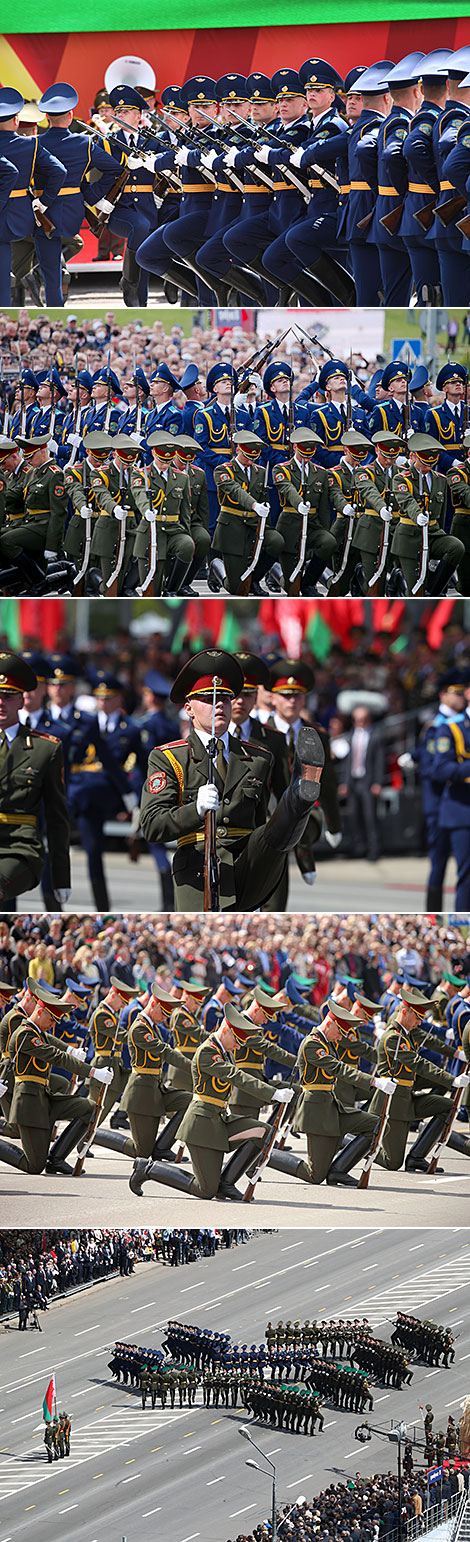 Army parade to celebrate the 75th anniversary of the Great Victory