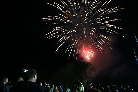 Victory Day fireworks in Mogilev 