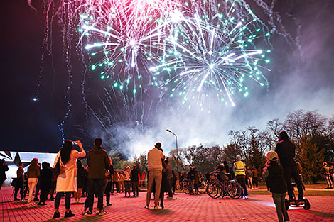 Victory Day fireworks in Brest