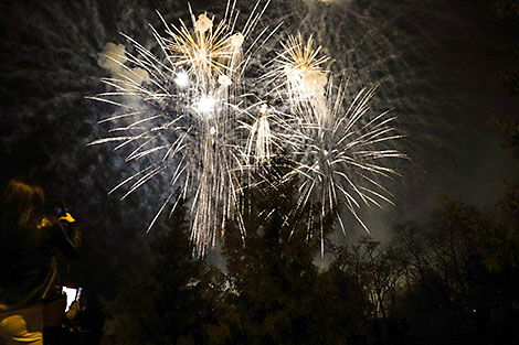 Victory Day fireworks in Brest