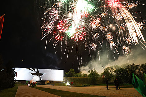 Victory Day fireworks in Brest