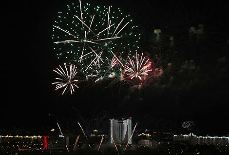 Victory Day fireworks in Minsk