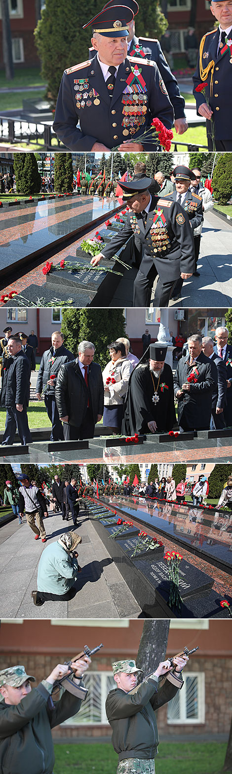 Commemorative events on Victory Day in Gomel 