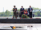 Wreath laying ceremony in the Brest Fortress