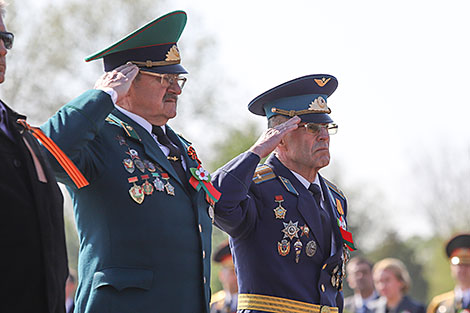 Wreath laying ceremony in the Brest Fortress