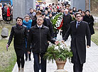 Commemorative meeting at the burial place of the Italian soldiers and officers in the Borok area