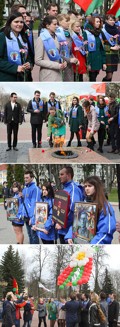 The nationwide patriotic action We Remember and We Are Proud in Grodno
