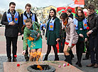 The nationwide patriotic action We Remember and We Are Proud in Grodno