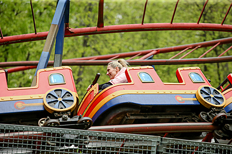 Amusement rides open in Minsk