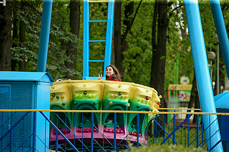 Amusement rides open in Minsk