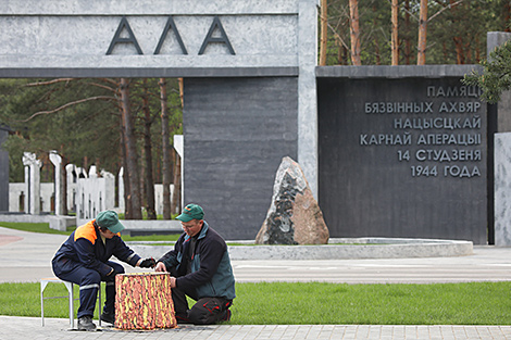 New war memorial in Svetlogorsk District