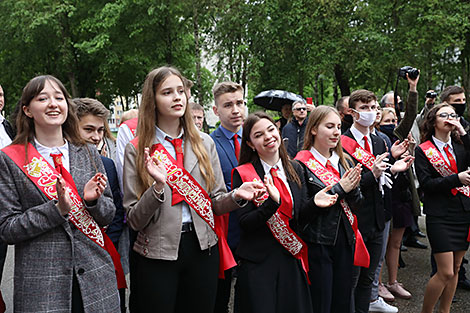 Апошні званок у Віцебскай гімназіі №8