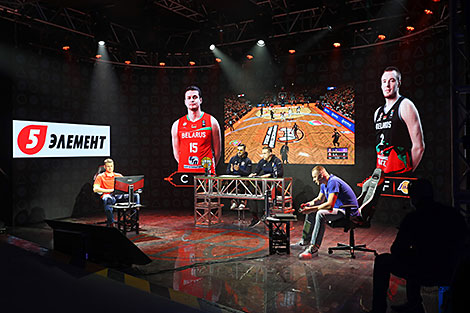 Belarusian basketball players take part in cyber tournament