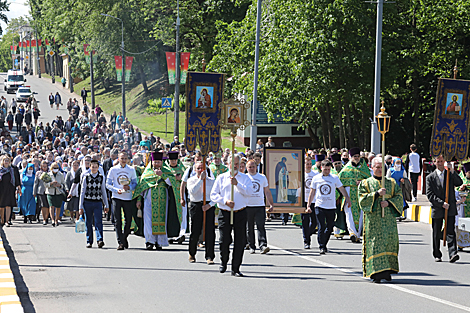 Religious procession in honor of Saint Euphrosyne 