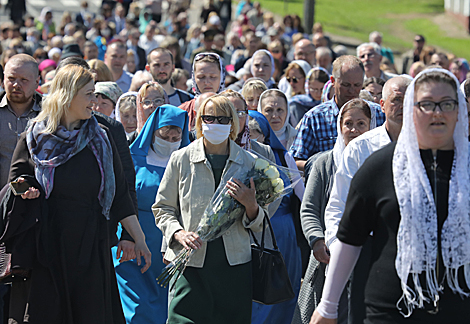 Religious procession in honor of Saint Euphrosyne 