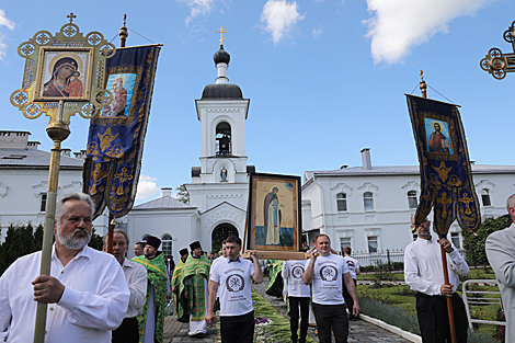 Religious procession in honor of Saint Euphrosyne 