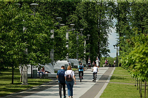 Victory Park in Minsk