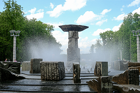 Eternity fountain in the Victory Park