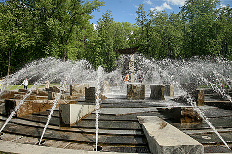 Eternity fountain in the Victory Park