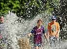 Eternity fountain in the Victory Park