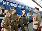 The youth memory train in Vitebsk