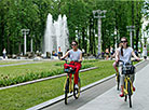 Велопрогулка по Парку Победы в Минске