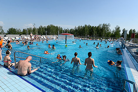 Lebyazhy Water Park in Minsk