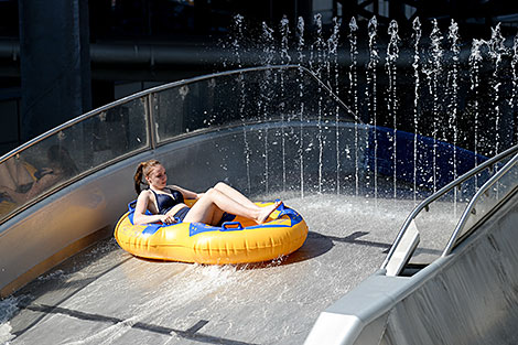 Lebyazhy Water Park in Minsk