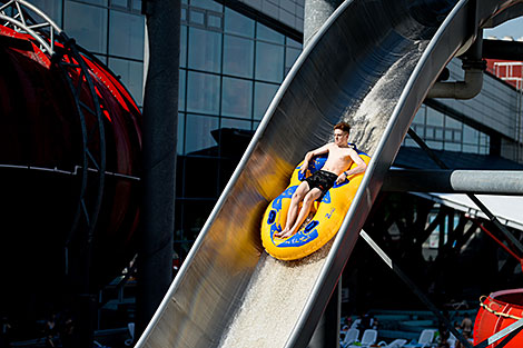 Lebyazhy Water Park in Minsk